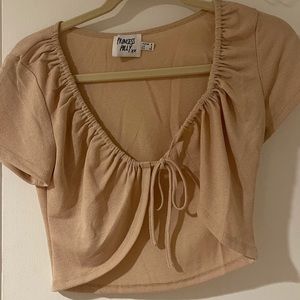 Princess Polly cropped tie top